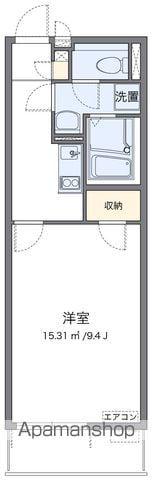 クレイノドミール青梅(1K/2階)の間取り写真