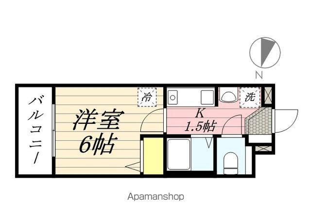 RUSCELLO(1K/5階)の間取り写真