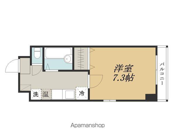 サンクフルネス(1K/7階)の間取り写真