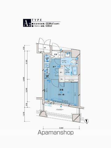 メインステージ大山(1K/7階)の間取り写真