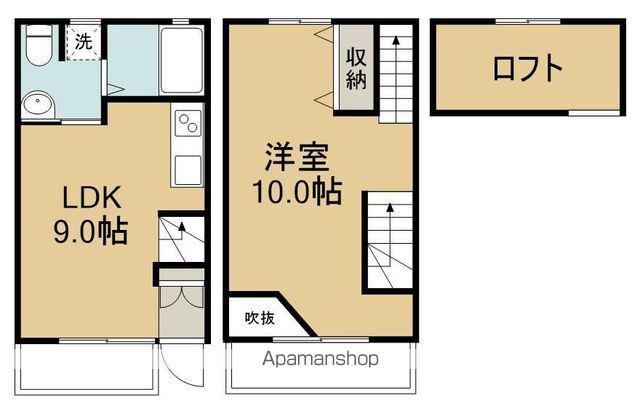 ナヴィール萩5号館(1LDK)の間取り写真