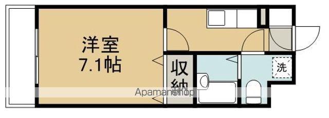 岸田マンション(1K/2階)の間取り写真