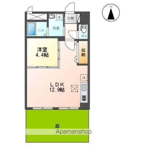 ABEEYROAD(1LDK/1階)の間取り写真
