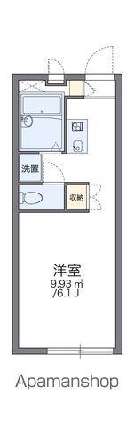 レオパレスALTAⅡ(1K/1階)の間取り写真