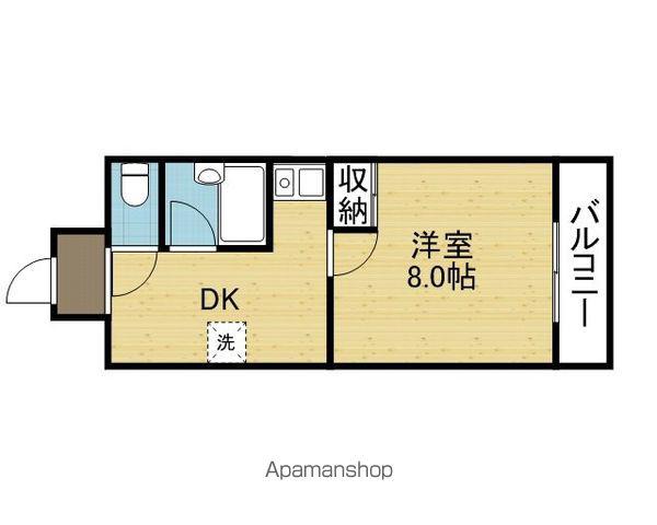 リバーフルKONO(1K/4階)の間取り写真