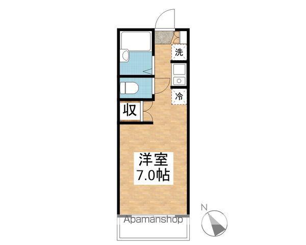 サンフェロー(ワンルーム/3階)の間取り写真