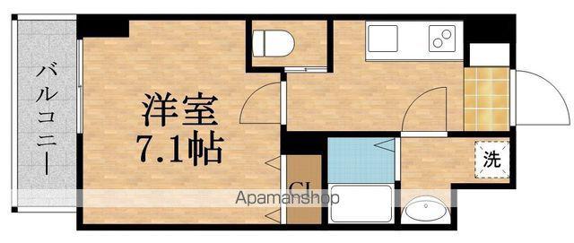PHASTATE京橋バリス(1K/2階)の間取り写真
