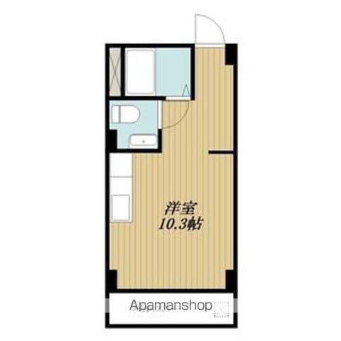 フォレスト豊が丘(1K/2階)の間取り写真