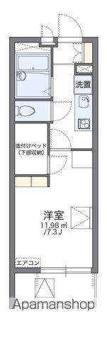 レオパレスサンシャイン(1K/3階)の間取り写真