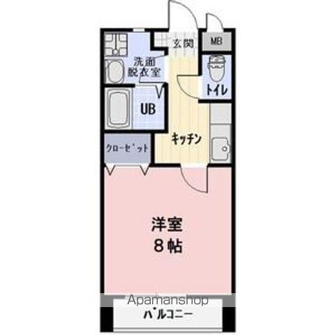 あたらよ(1K/2階)の間取り写真