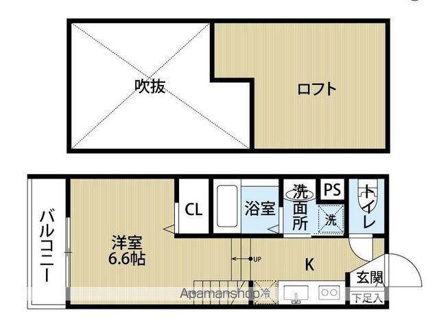 FY-STYLE箱崎(ワンルーム/2階)の間取り写真