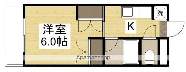 マンションLEE Ⅱ棟(1K/1階)の間取り写真