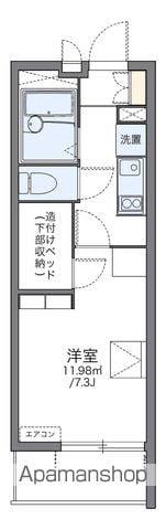 レオパレスモンブラン(1K/1階)の間取り写真