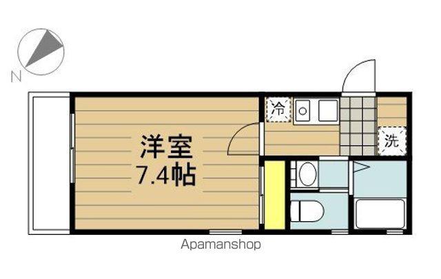 RERA(1K/1階)の間取り写真