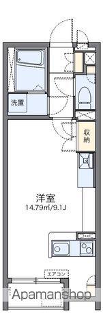 レオネクストサン トラップ郡山(ワンルーム/1階)の間取り写真