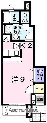 グランフリーゼ(1K/1階)の間取り写真