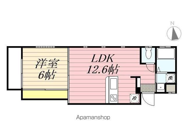 NEXUSワセダ(1LDK/1階)の間取り写真