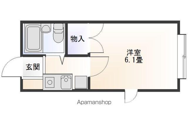 アリス太田第81号(1K/2階)の間取り写真