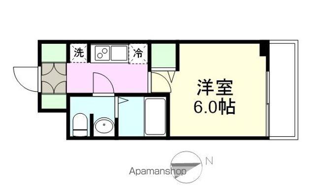 SMART RESIDENCE 仙台駅東(1K/10階)の間取り写真