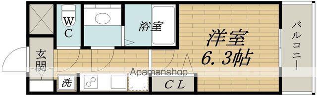 プレサンス新大阪イオリア(1K/10階)の間取り写真