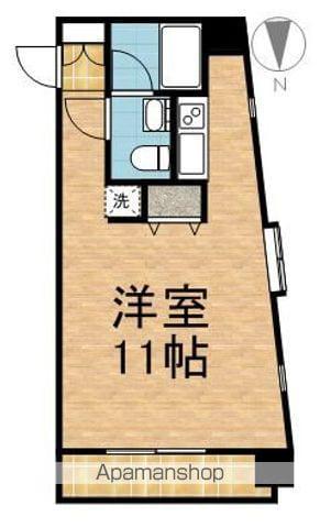 ライラック(ワンルーム/5階)の間取り写真