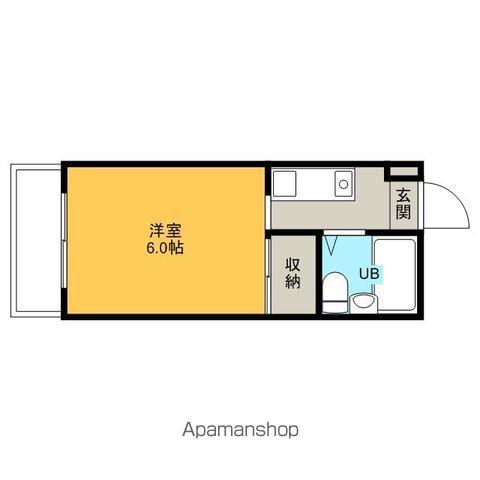 メゾン・ド・セリゼ(1K/3階)の間取り写真