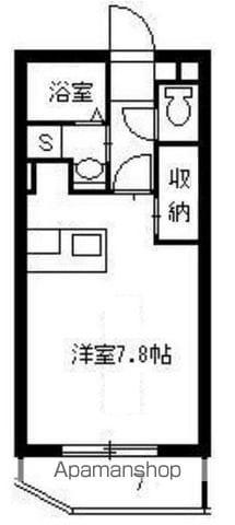 MZ鴨池Ⅱ(ワンルーム/2階)の間取り写真