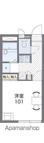 レオパレスMSK三成ヶ丘(1K/1階)の間取り写真