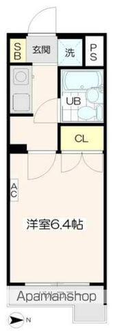 レディースHAYASHI(1K/1階)の間取り写真