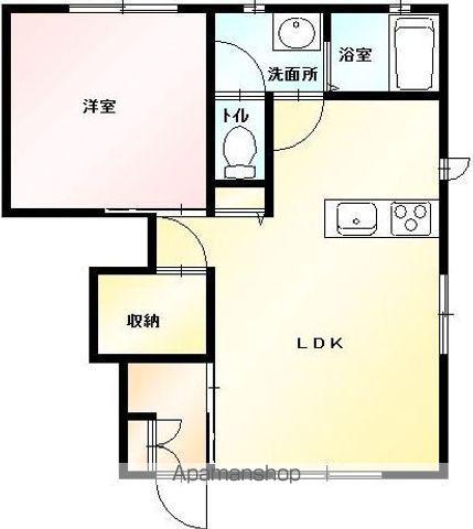 エクセレンテ・A(1LDK/1階)の間取り写真