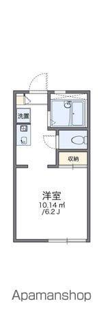 レオパレス田園2(1K/1階)の間取り写真