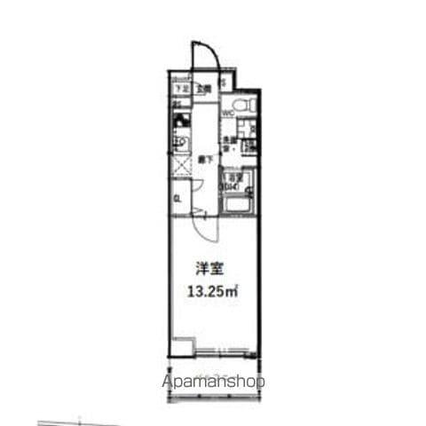 RIDGE大曾根(1K/4階)の間取り写真