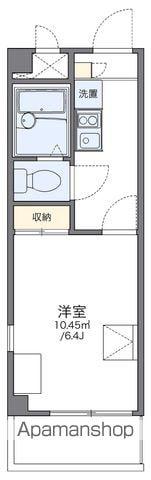 レオパレスエタージュ(1K/3階)の間取り写真