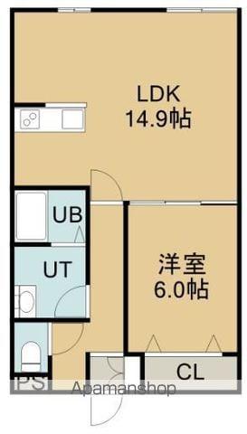 NEXTⅢ(1LDK/2階)の間取り写真