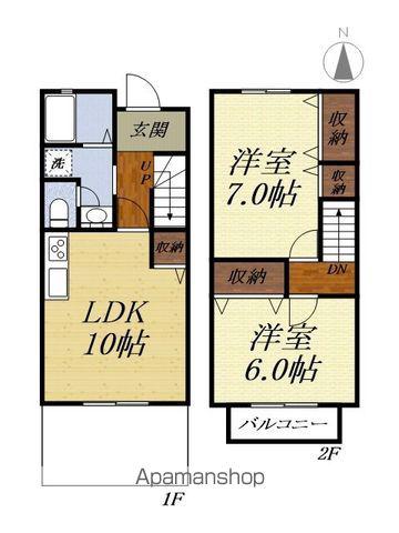 セジュールNAO(2LDK)の間取り写真