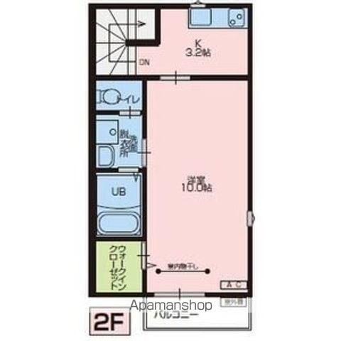 MIKOTO Ⅵ(1K/2階)の間取り写真