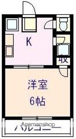 コーポ松浦(1K/1階)の間取り写真