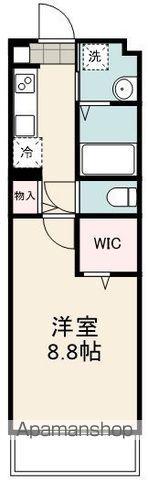 東海道本線 清水駅(静岡) 徒歩5分 5階建 築1年(1K/3階)の間取り写真