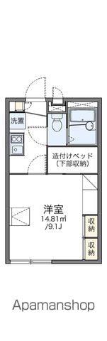 レオパレスコパンⅡ(1K/2階)の間取り写真