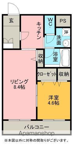 イーストコート(1LDK/3階)の間取り写真