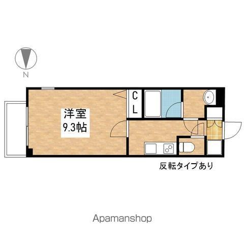 ルクレ新栄レジデンス(1K/6階)の間取り写真