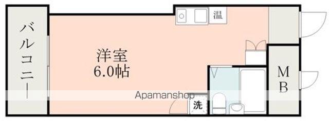 アトール水前寺(ワンルーム/5階)の間取り写真