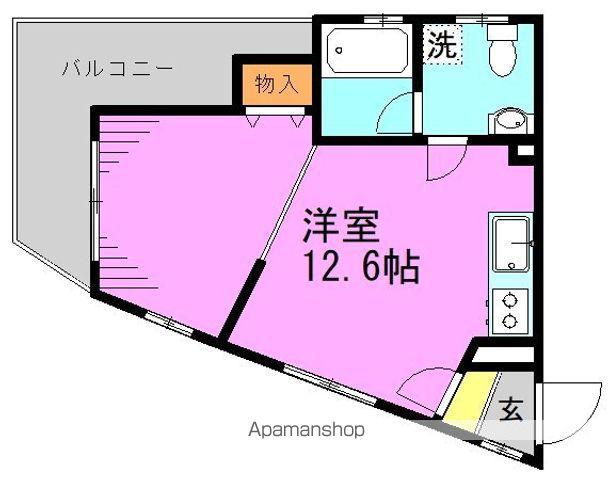 ドゥーエ阿佐ヶ谷(ワンルーム/2階)の間取り写真