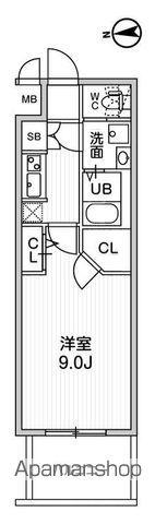 LA DOUCEUR志賀本通Ⅱ(1K/12階)の間取り写真