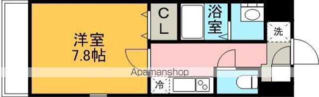メゾンM&Y(1K/2階)の間取り写真