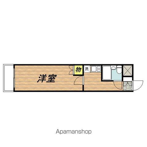 レジデンス志峰(1K/1階)の間取り写真