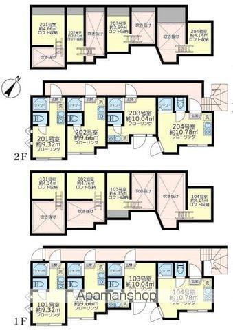 ソフィアシナモン(ワンルーム/1階)の間取り写真