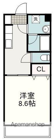 サンライズ(1K/1階)の間取り写真