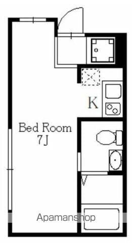 ル・コンフォール阿佐ヶ谷(ワンルーム/1階)の間取り写真