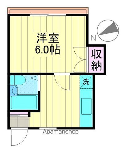 ハイツセブン(1DK/1階)の間取り写真